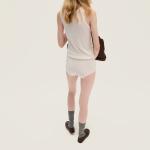 Майка из кашемира и шелка MIU MIU, белый - фото 3