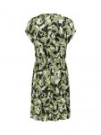 Платье с принтом листьев Jenn KAFFE, Green/Multi - фото 5