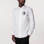 VERSACE JEANS COUTURE Белая мужская рубашка SS23 - фото 4