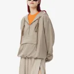 LACOSTE Хлопковый худи со шнурком, Beige - фото 3