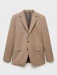 Пиджак Milan Slim Fit Mango, Light Beige - фото 3