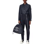 ARMANI EXCHANGE Темно-синяя женская рубашка - фото 4