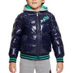 Детские пуховики/жилеты Nike, темно-синий - фото