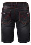 Rusty Neal Джинсовые шорты Regular 'Ruben' в черном дениме - фото 2