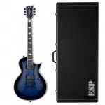 ESP E-II Eclipse Quilted Maple Reindeer Blue с ЧЕХЛОМ - фото