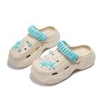 Клоги женские XMISTUO, 3091-12 белые [Мятное манго морская звезда] - фото 4