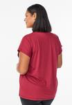 Футболка Zizzi Basic T-shirt, Tibetan Red/Red - фото 3