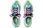 Кроссовки женские Gucci Run, белый / сине-зеленый - фото 3
