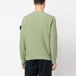Свитер мужской зеленый Stone Island, зеленый - фото 3