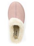 Clarks Розовые кожаные тапочки - фото 3