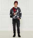 Толстовка детская Hugo Kids Regular Fit, черный / белый - фото 2
