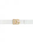 Ремень с логотипом DG DOLCE & GABBANA, белый - фото 3