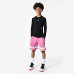 Мужская тренировочная футболка Tarmak NBA с длинными рукавами - чёрная - фото