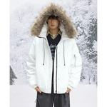 Пуховик Unisex X1617, темно-синий puffer jacket - фото 5