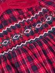 Детское платье-сарафан в клетку Monsoon, Red - фото 4