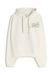 Худи Bershka Hoodie, White - фото 5