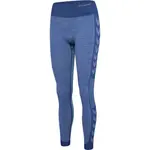 Леггинсы Hummel MT Shine Seamless MW, синий - фото