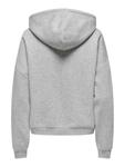 Толстовка с капюшоном ONLY Sweatshirt, светло-серый - фото 3