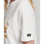 Футболка Superdry Vl Embellish, бежевый - фото 3