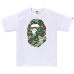 Футболка BAPE Liquid Camo Big Ape Head 'White', белый - фото