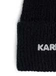 Шапка бини K/Essential Karl Lagerfeld, черный - фото 3