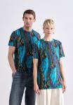 Футболка Carlo Colucci UNISEX, Light Pretol/Teal - фото