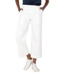 Брюки Liverpool Los Angeles Stride High-Rise Wide Leg Crop With Patch Pockets, Bone White - фото
