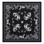 UNDEFEATED Шарф Cotton Silk Unisex Red/Black - фото 5