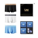 Мужские трусы-боксеры Lee, Box 3 Pack (синий+синий+белый) - фото 3