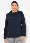 Блуза Ulla Popken Blouse, Dark Blue - фото