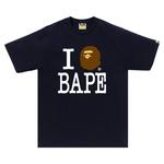 Футболка BAPE I Love BAPE Tee, Black - фото