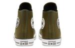 Кеды Converse Tumbled Leather Chuck Taylor All Star 'Green White' - фото 4