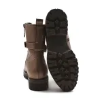 Кожаные ботильоны Marc Cain, золотой - фото 4