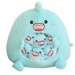 Плюшевая игрушка капибара акула 35см/10см высота MDH - фото 2