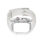 Biaodaige Часы Strap Apple Compatibility Silicone Material, Black case + black strap - фото 7