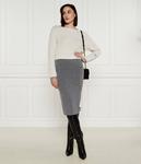 Юбка шерстяная Pinko, серый - фото 2