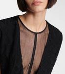 Кружевное платье Stella McCartney, Black - фото 4