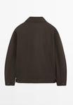 Куртка Massimo Dutti TOTAL LOOK, Dark Brown - фото 7