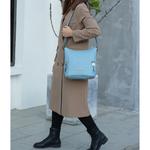 Сумка-хобо Lux с кошельком - 2 шт MKF Collection By Mia K., сирень - фото 2