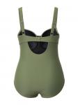 Купальник Ulla Popken, оливково-зеленый - фото 2