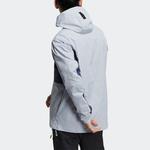 Куртка Men's adidas Solid Color Hooded Zipper Jacket Deep Navy Blue, мультиколор - фото 3