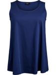 Топ Zizzi VMY, темно-синий - фото