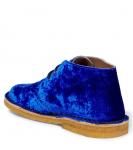 Бархатные ботинки со шнуровкой PèPè, Bluette - фото 2