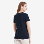 Футболка женская темно-синяя Tommy Hilfiger - фото 4