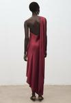 Платье Mango ASYMMETRICAL , Bordeaux - фото 2