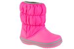 Сапоги Crocs Winter Puff Boot Kids, розовый - фото