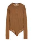 Боди Saint Laurent, коричневый - фото