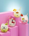 Набор из 4 стаканов Hello Kitty и Hello Sippy без ножки JoyJolt, Multi - фото 7