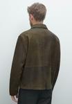 Куртка Massimo Dutti DISTRESSED EFFECT, Mottled Dark Green - фото 2