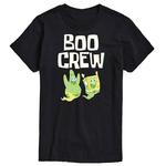 Футболка с рисунком Big & Tall Spongebob Boo Crew Nickelodeon, черный - фото